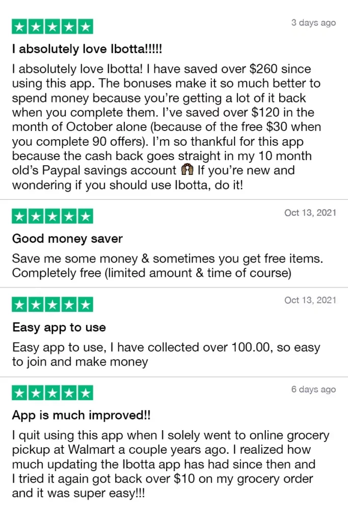 Ibotta Reviews from Trustpilot, The Money Manual