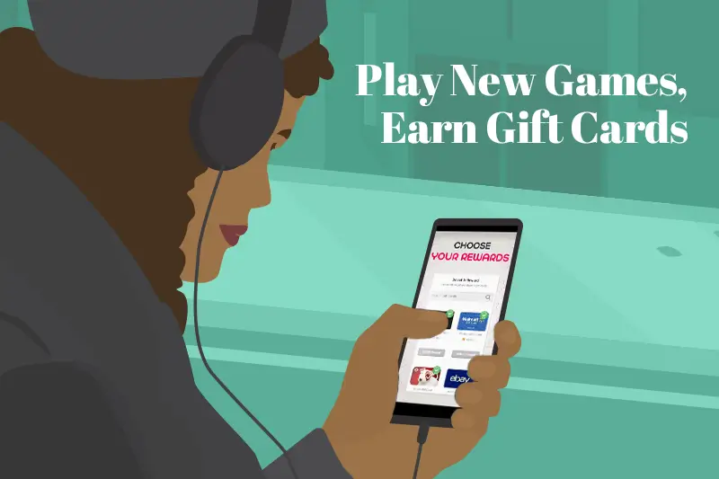 Woman Holding Phone With Rewarded Play Picture With The Money Manual